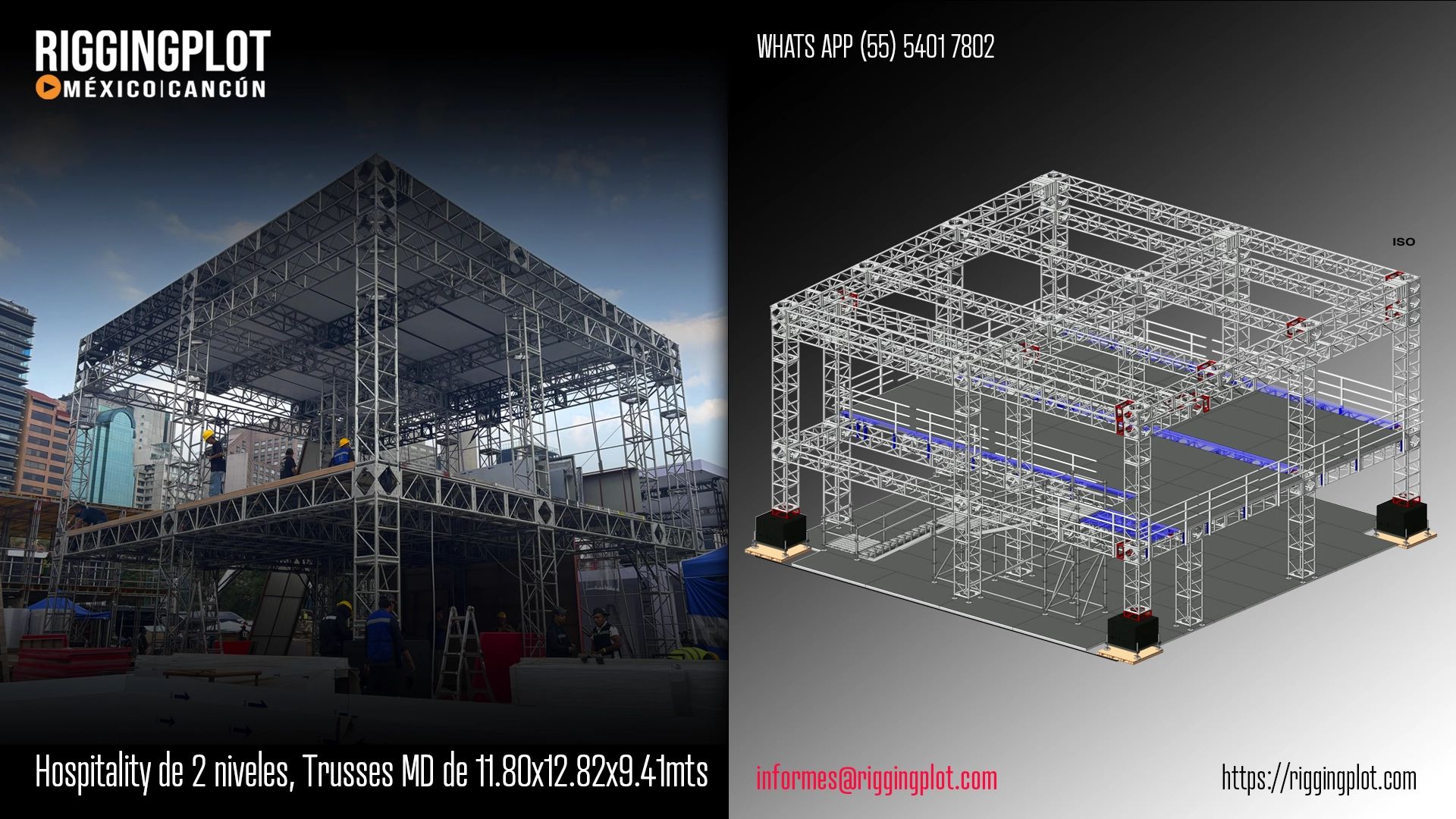 FICHA TÉCNICA HOSPITALITY MD DE 2 NIVELES 11.80X12.82MTS CANCÚN